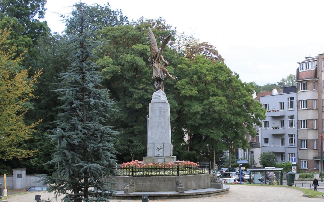 Le square des Héros à Uccle