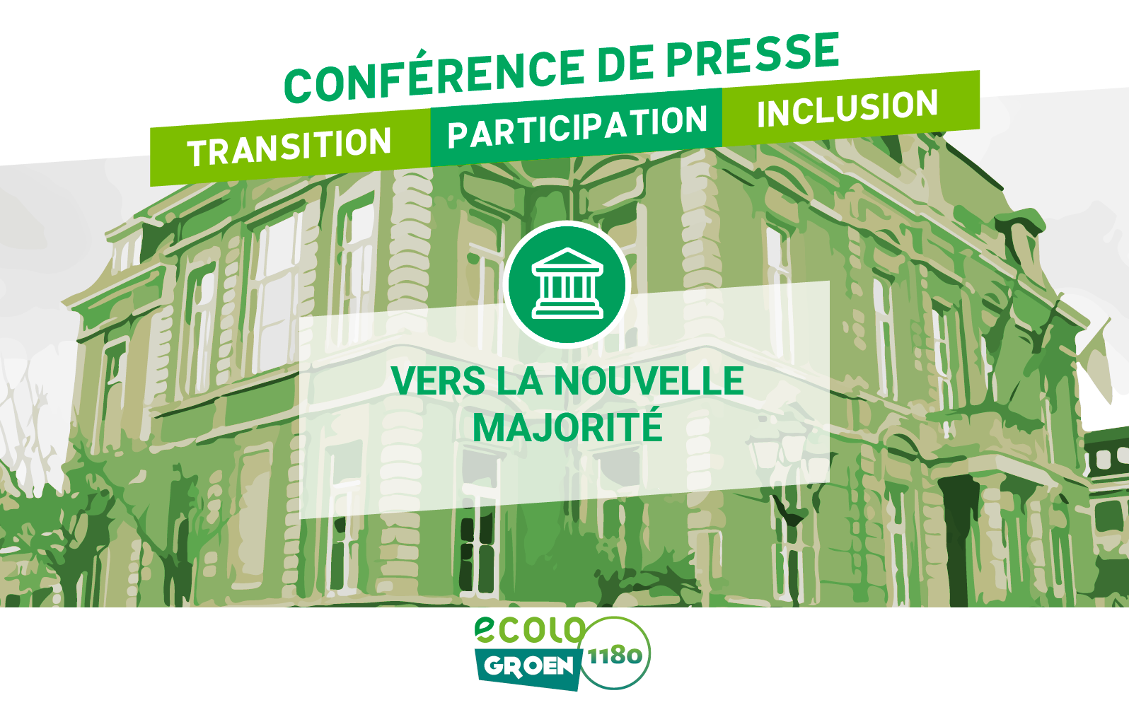 ECOLO s'apprête à entrer en majorité à la commune d'Uccle. Les premiers détails de l'accord ECOLO-MR-CDH ont été présentés à la presse.